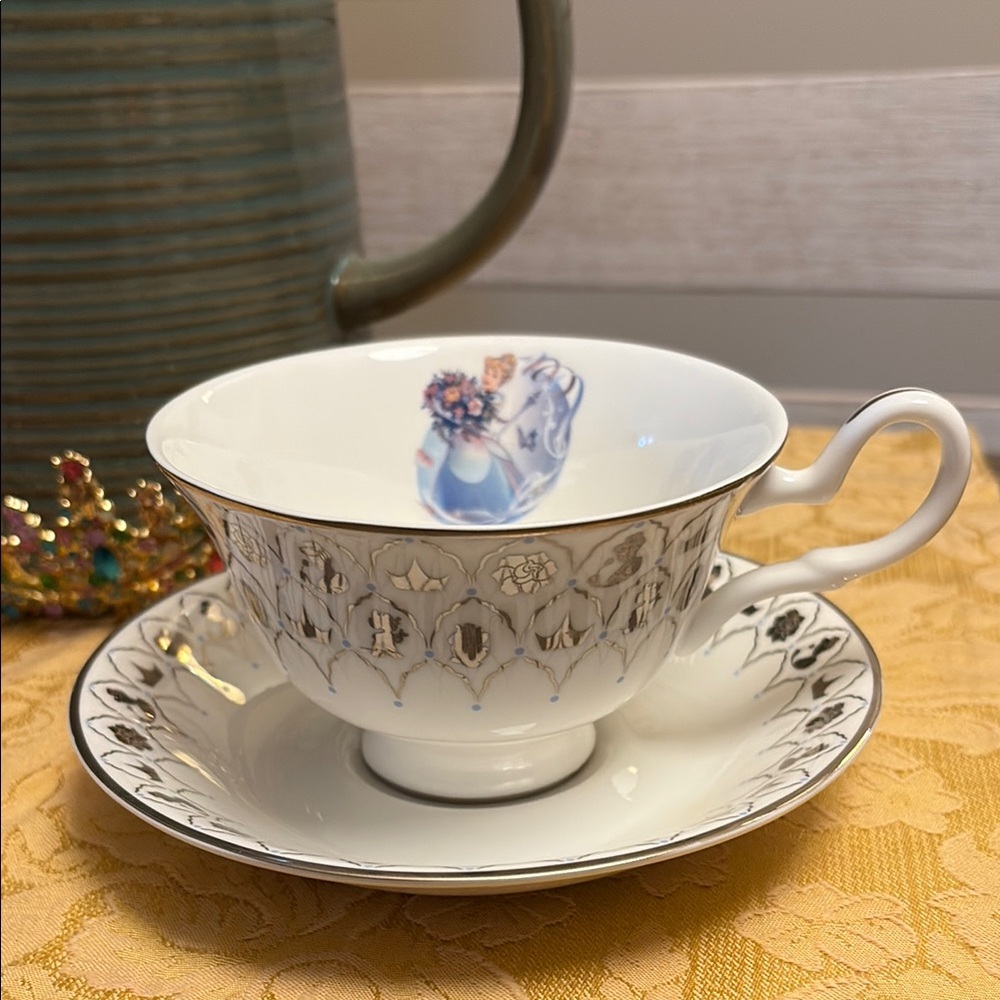 Disney Cinderella 100th Anniversary English Ladies Tea Castle Teacup Set